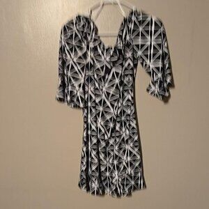Mini Geometric Print Dress